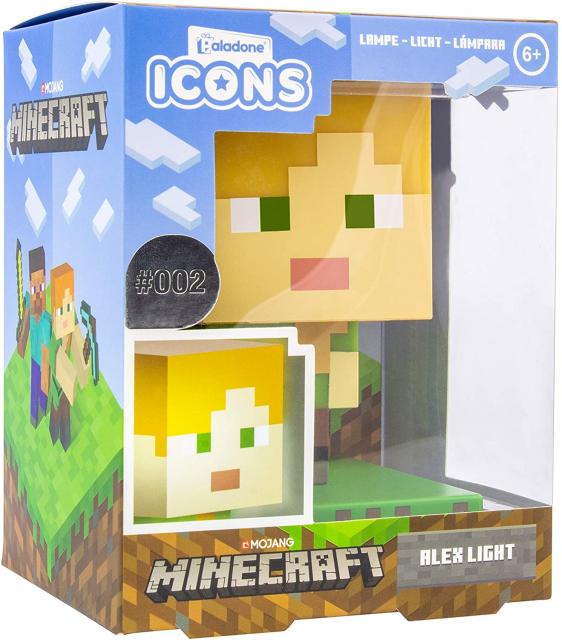 Статуетка Paladone Minecraft: Alex Icon Light BDP 