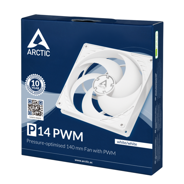 Вентилатор ARCTIC P14 PWM White/White 