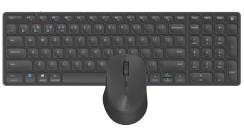 Wireless Keyboard Set RAPOO 9700M, Multi mode, Bluetooth, 2.4Ghz, Dark gray