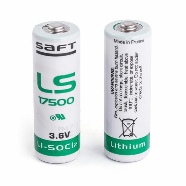 Литиево тионил хлоридна батерия 3,6V 3,4Ah  A  LS17500/STD/с пъпка/  SAFT 