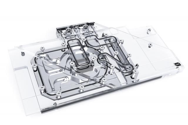 GPU Water Block Alphacool Eisblock Aurora Acryl GPX-A Radeon RX 6800/6800XT Strix/TUF with Backplate 