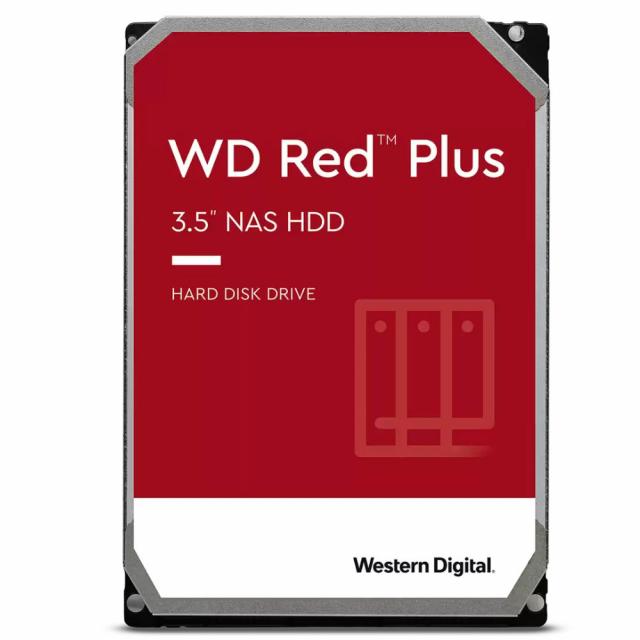 HDD WD Red Plus, 10TB, 256MB Cache, SATA3 6Gb/s 