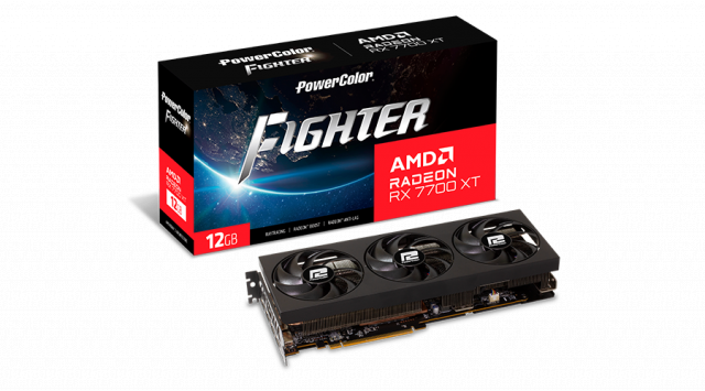 Graphic card POWERCOLOR RX 7700 XT Fighter 12GB GDDR6 
