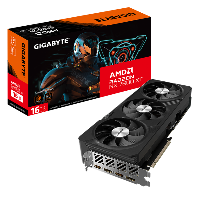 Graphic card GIGABYTE RX 7800 XT GAMING OC 16GB GDDR6 