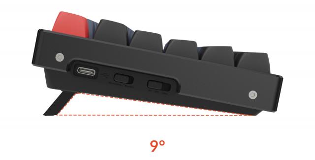 Геймърска механична клавиатура Keychron K8 Pro TKL Gateron G Pro(Hot Swappable) Red Switch RGB Backlight Plastic Frame 