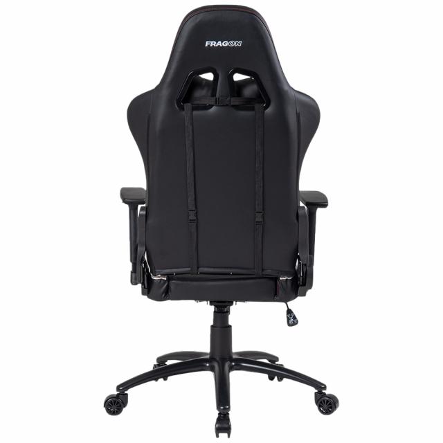 Gaming Chair FragON 3X Series Black/White, Aluminium 