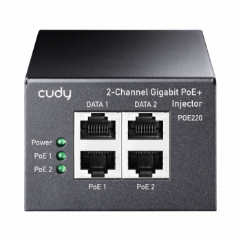 PoE инжектор Cudy POE220, Gigabit PoE+/PoE, 2 x 30W