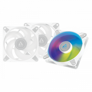 Fans ARCTIC P12 White A-RGB 120mm, 3 Fan Pack