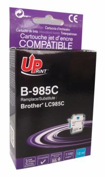 Ink cartridge UPRINT LC985, BROTHER, Cyan