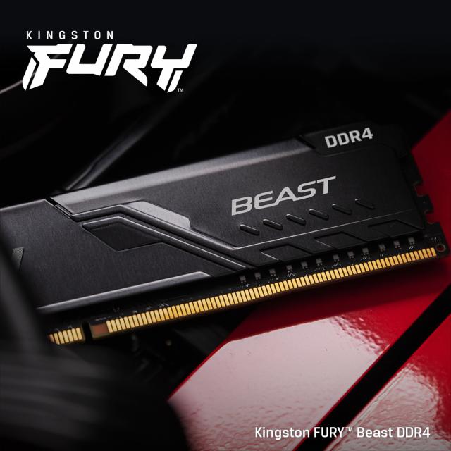 Memory Kingston FURY Beast Black 16GB DDR4 