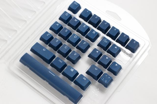 Капачки за механична клавиатура Ducky Navy 31-Keycap Set Rubber Backlit Double-Shot US Layout 