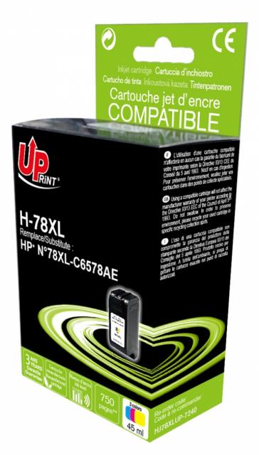 Ink cartridge UPRINT C6578AE HP, Cyan/Magenta/Yellow 