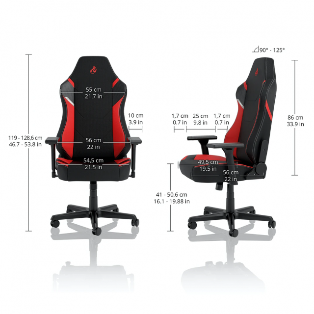Gaming Chair Nitro Concepts X1000 - Radiant White 