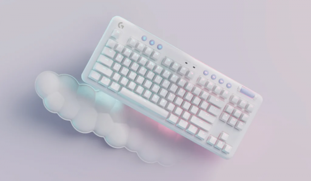 Wireless Gaming Mechanical keyboard Logitech G 715 TKL, Tactile, RGB LED, US Layout, White 