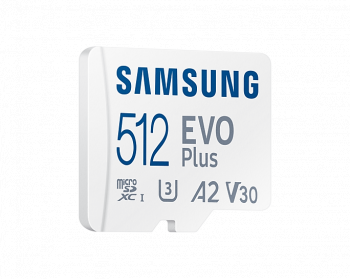 Memory card Samsung EVO Plus microSD Card(2021), 512GB, Adapter