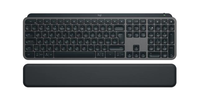 Kлавиатура Logitech MX Keys S, Bluetooth, Illuminated, Подложка за китка, Черна 
