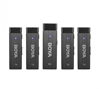 BOYA BY-W4 Ultracompact 2.4GHz Four-Channel Wireless Microphone System