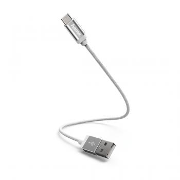 Hama Charging/Data Cable, USB Type-C, 0.2 m, White