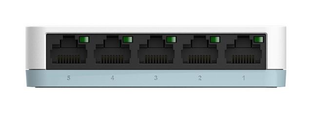 Суич D-Link DGS-1005D/E, 5 портов, 10/100/1000, Gigabit, Desktop 