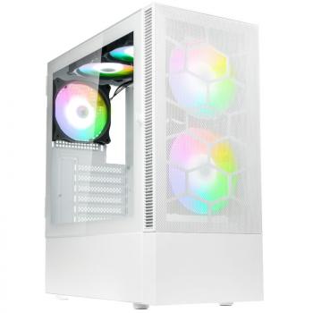 Case Kolink Observatory MX Mesh ARGB TG Mid-Tower, White