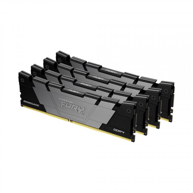 Memory Kingston FURY Renegade Black 32GB(4x8GB) DDR4 3600MHz CL16 