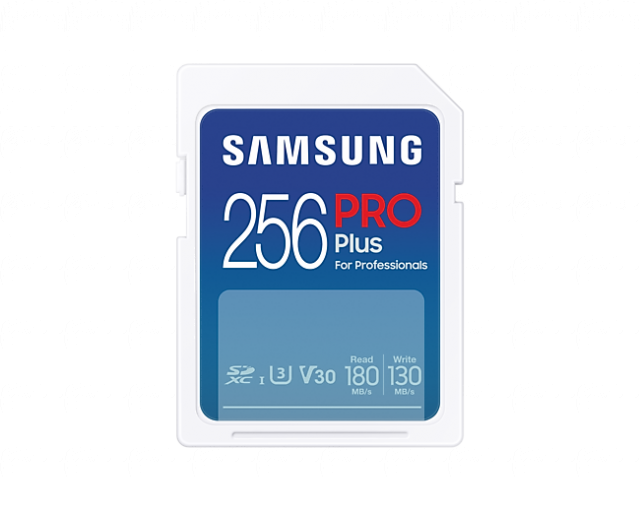 Memory card Samsung PRO Plus SD Card (2023), 256GB, White 