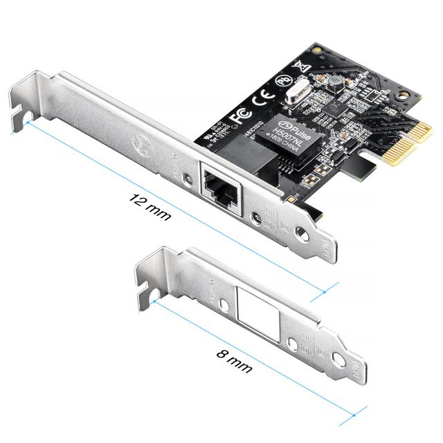 Ethernet Adapter Cudy PE10, PCIe, 1 x 10/100/1000 Mbps 