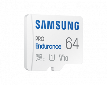 Memory card Samsung PRO Endurance microSD Card (2022), 64GB, Adapter