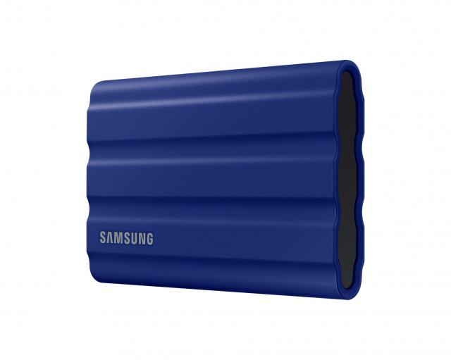 Външен SSD Samsung T7 Shield, 1TB USB-C, Син 