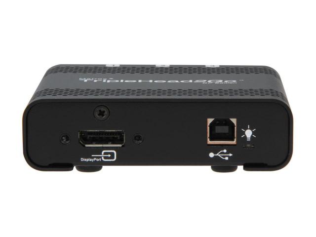 Външен мулти-дисплей адаптер Matrox T2G-DP-MIF за едновременна работа на 3 мониторa с DP вход 