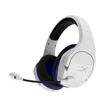 Геймърски безжични слушалки HyperX, Cloud Stinger Core Wireless (PS5), Микрофон, Бял/Син