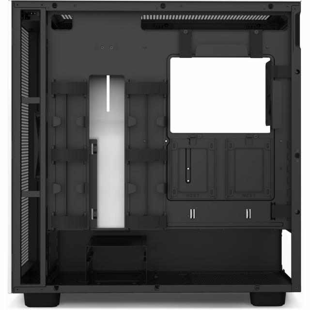 Кутия NZXT H7 Flow Matte Black & White 