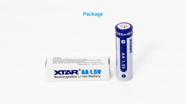 Rechargeable Battery LiIon  AA R6  1,5V 2000mAh  XTAR 