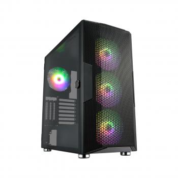 Кутия FSP CUT592 Black ARGB TG, E-ATX Full - Tower