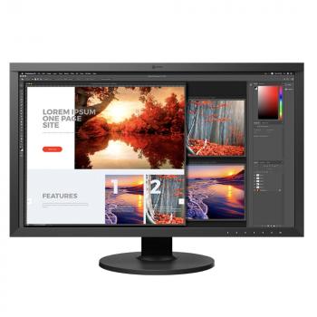 Monitor EIZO ColorEdge CS2740, IPS, 27 inch, Wide, UHD, HDMI, DisplayPort, DVI-D, USB-C, Black