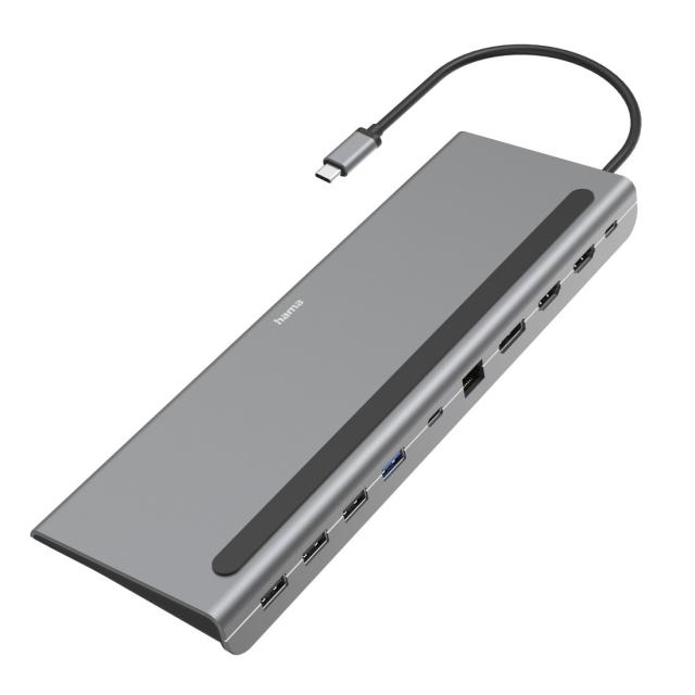 Hama USB-C Docking Station, "Connect2Office Pro", 10 Ports 