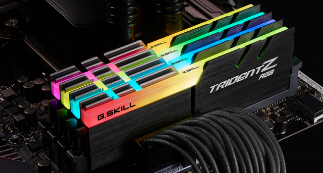 Memory G.SKILL Trident Z RGB 64GB(4x16GB) DDR4 3600MHz F4-3600C17Q-64GTZR 