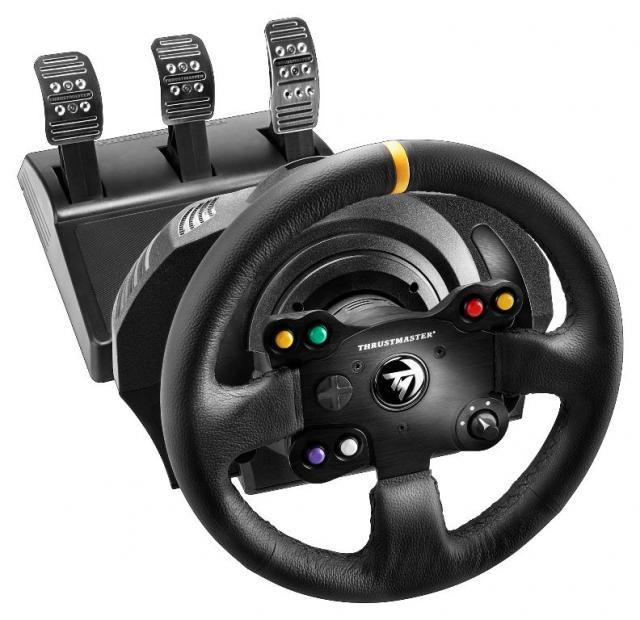 Волан THRUSTMASTER, TX Racing Wheel Leather Edition, за PC  /  XBox 