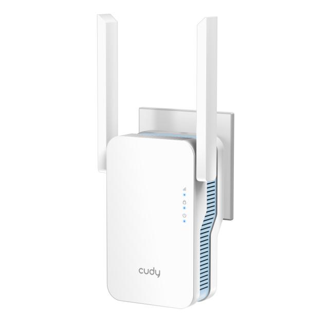 Безжичен усилвател Cudy RE1200, 2.4/5 GHz, 300 - 867 Mbps, 10/100 