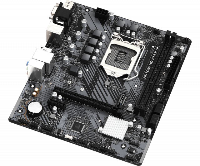 Дънна платка ASRock H510M-HDV/M.2 SE, LGA1200, DDR4, mATX 