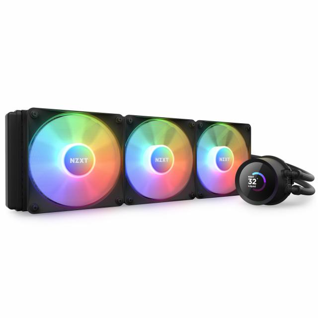 AIO Liquid Cooler NZXT Kraken 360 RGB Black, LCD Display 