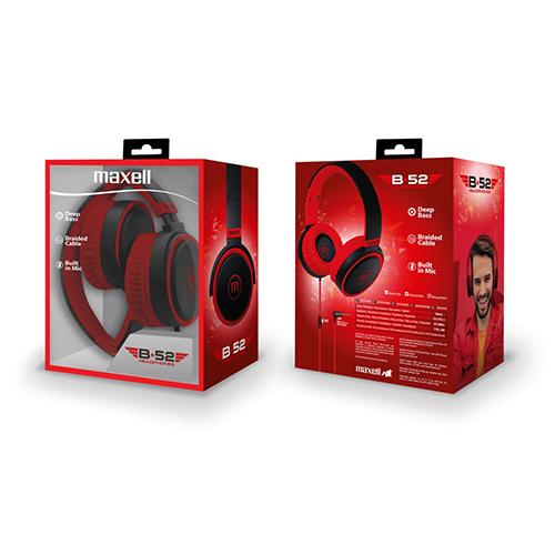 Headphones with microphone MAXELL B52  