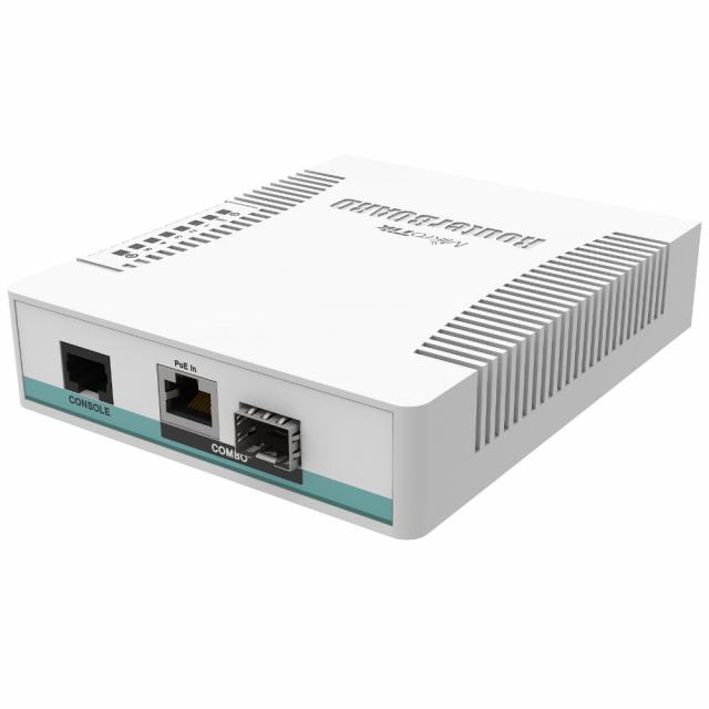 Cloud Router суич Mikrotik CRS106-1C-5S, 1xGigabit LAN, 5xSFP cages 