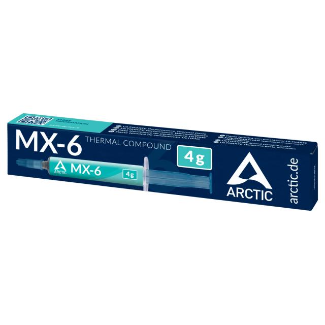 Термо паста ARCTIC MX-6, 4g, Сив 