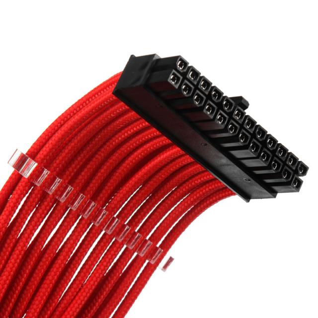 Sleeved Extension Cable Kit PHANTEKS Red 