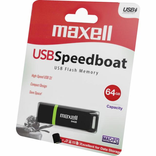 USB памет MAXELL SPEEDBOAT, 64GB 