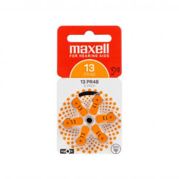 Zink Air battery MAXELL ZA13 6pcs. button for Hearing aids