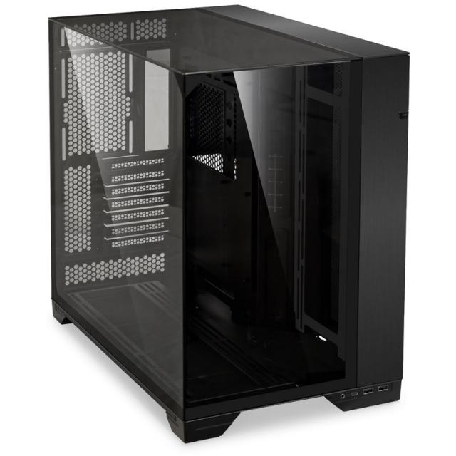 Case Lian Li O11 Vision Mid-Tower, Tempered Glass, Black 