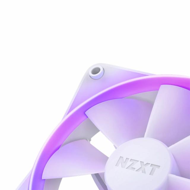 NZXT F120 White RGB Triple Pack & Controller 