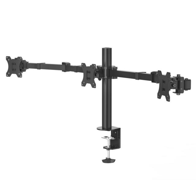 Hama Monitor Holder, 3 Monitors, Swivel/Tilt, 13" - 27", 118495 